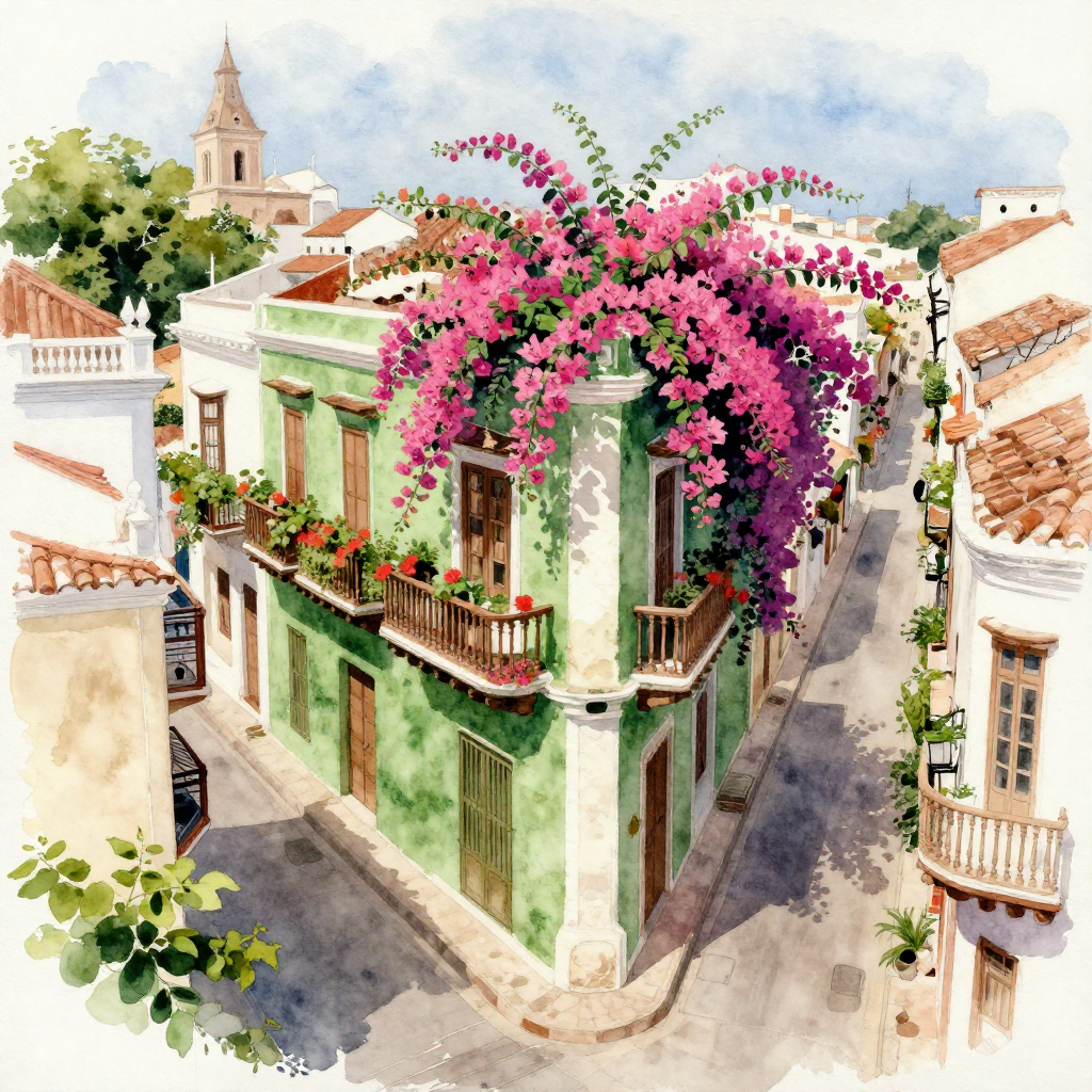 Edificio colonial testigo de susurros de amor